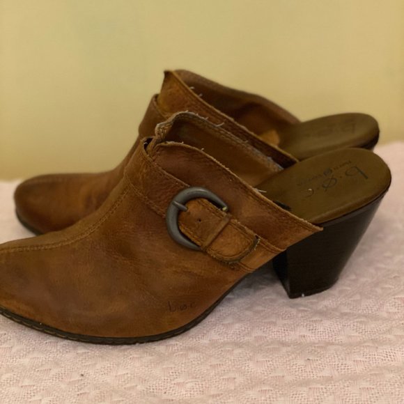 b.o.c Born O Concept Leather Heeled Clogs - Picture 5 of 5